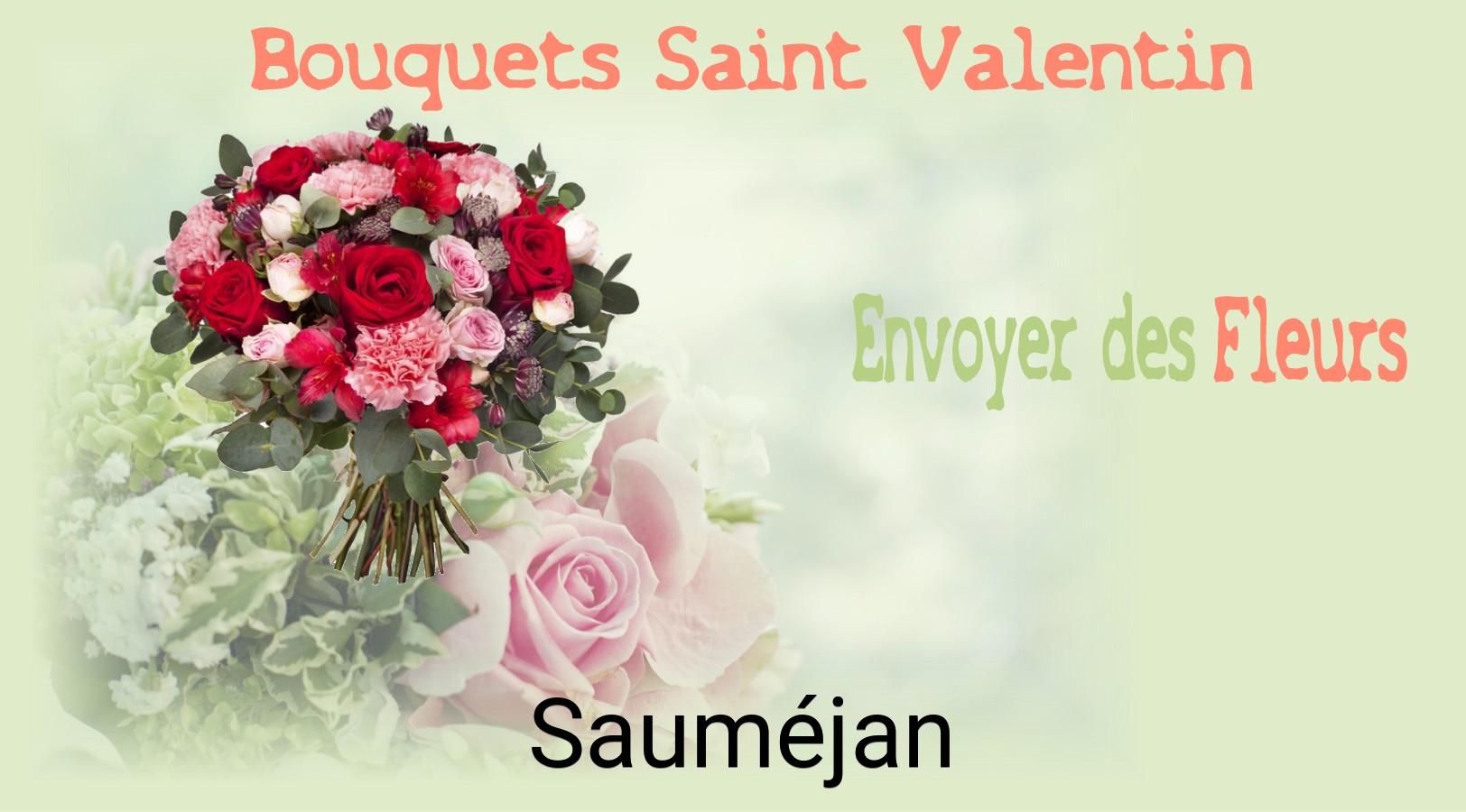 Roses de Saint-Valentin livrées à Sauméjan